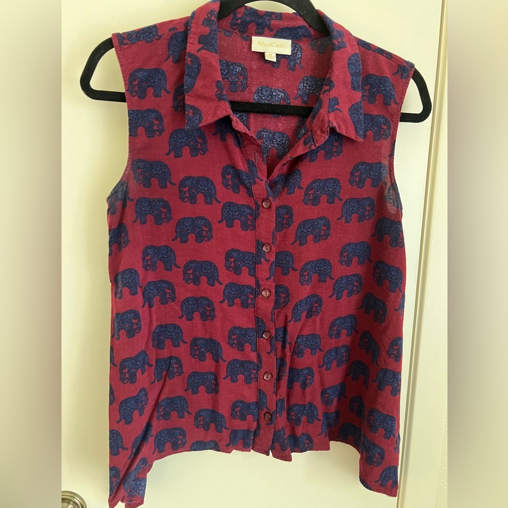 ModCloth Sleeveless Shirt